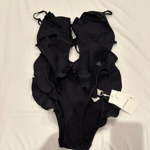 Zimmermann Black One Piece Swimsuit
